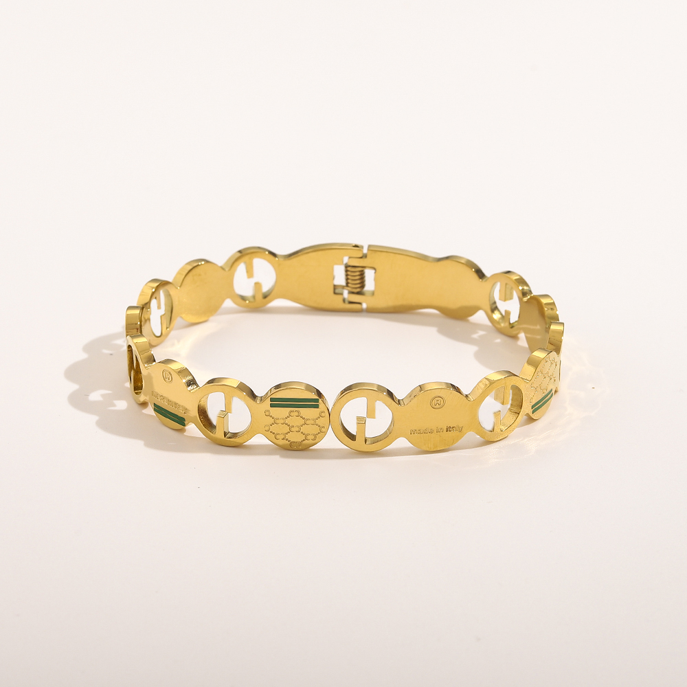 

Highly Quality Bracelets Women Bangle Luxury Designer Jewelry 18K Gold Plated 925 Silver Plated Stainless steel Lovers Gift Bangles Wholesale ZG1068