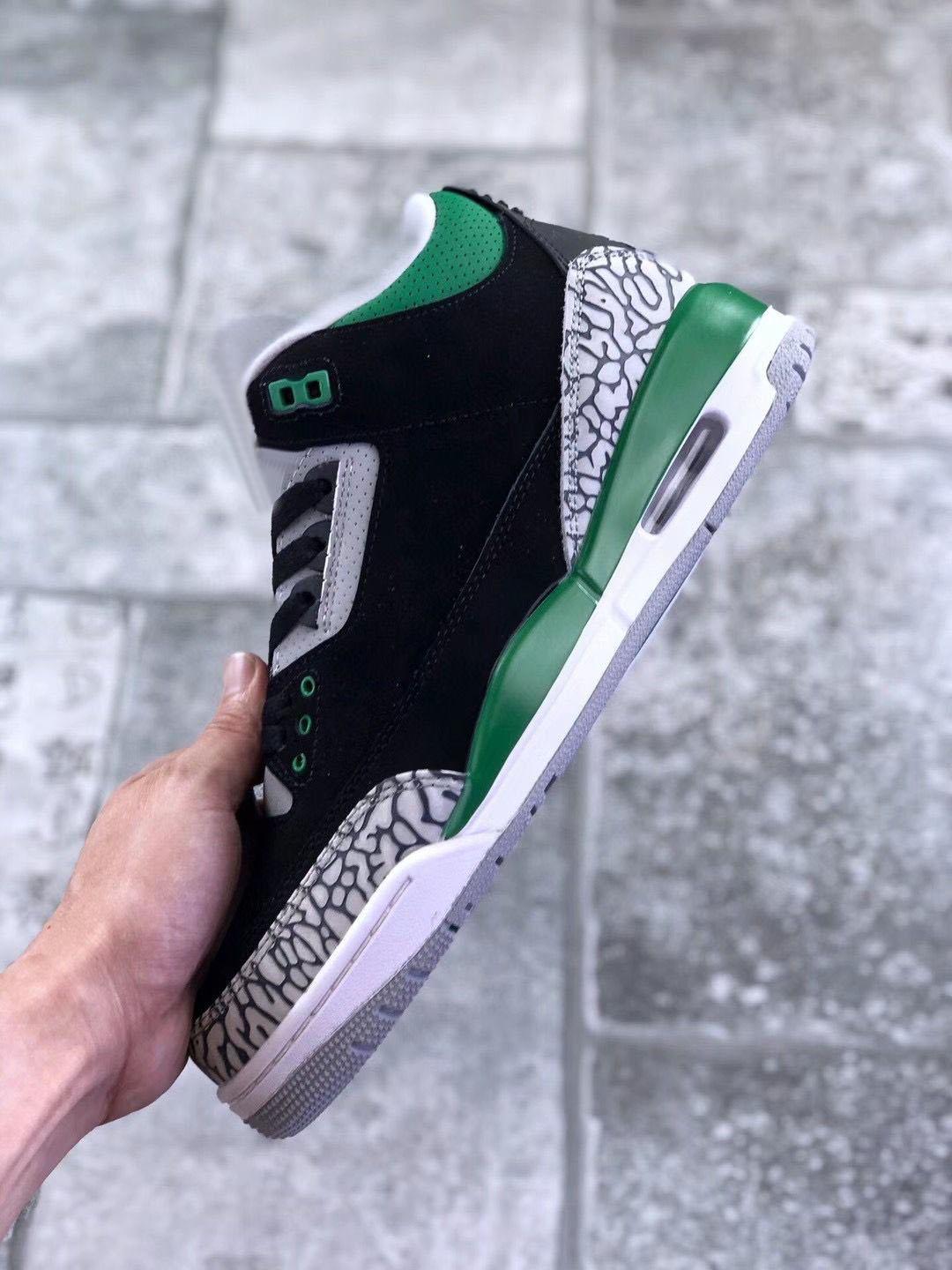 

Original Men Basketball Shoes Pine Green Racer Blue Red Cement Seoul Cool Grey Court Purple Outdoor Trainers Sports Sneakers Us 13, Color 3