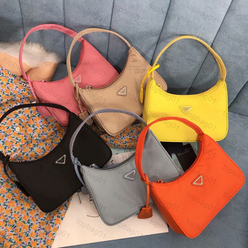 

5Classic designer underarm bag brand handbag fashion high quality printed shoulder bags ladies prad shopping purse Mini Wallet