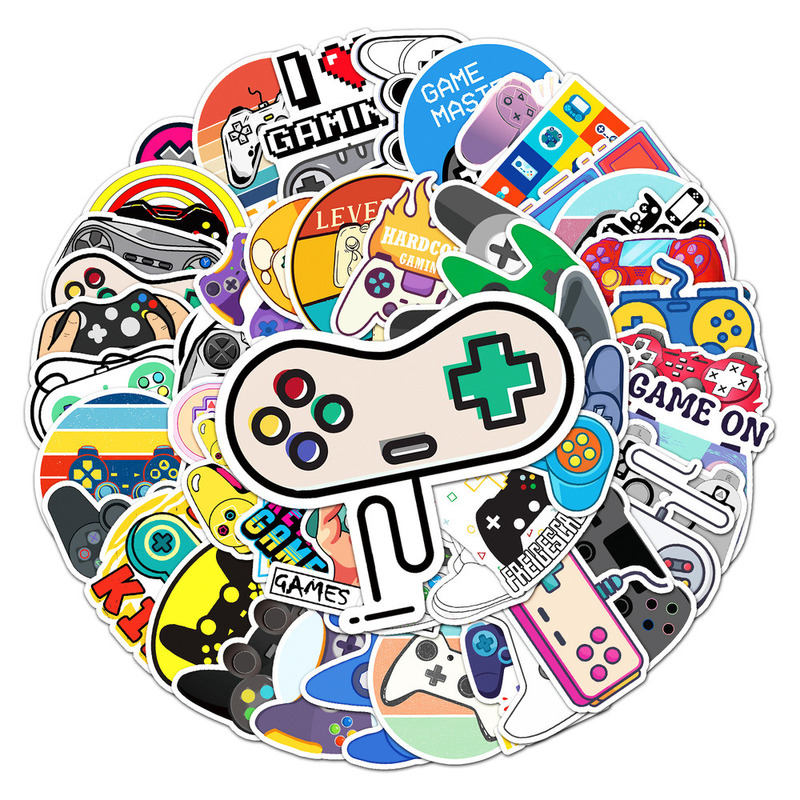 

10 50Pcs Vintage Video Game Stickers for Laptop Skateboard Motor Bike Car Fridge Guitar Waterproof Sticker Pack Classic Toys 220716