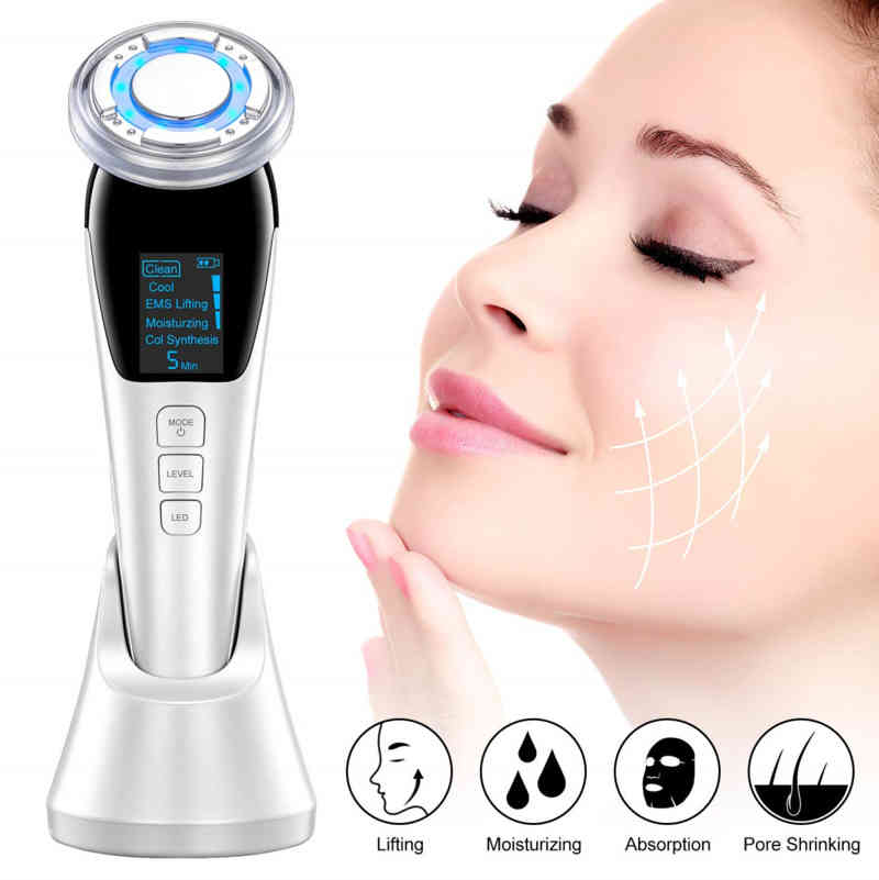 

NXY Face Care Device Ems Hot Cool Facial Massager Led Photon Light Therapy Skin Tool Lifting Tighten Sonic Massage Beauty Machine 92 0530