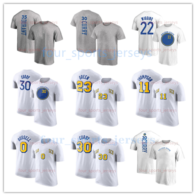 

Print Basketball Fans Tops Tees T-Shirt Jerseys 30 Curry 11 Thompson 35 Durant 0 Cousins 23 Green 9 Iguodala 0 Russell 22 Wiggins White 111, As picture style