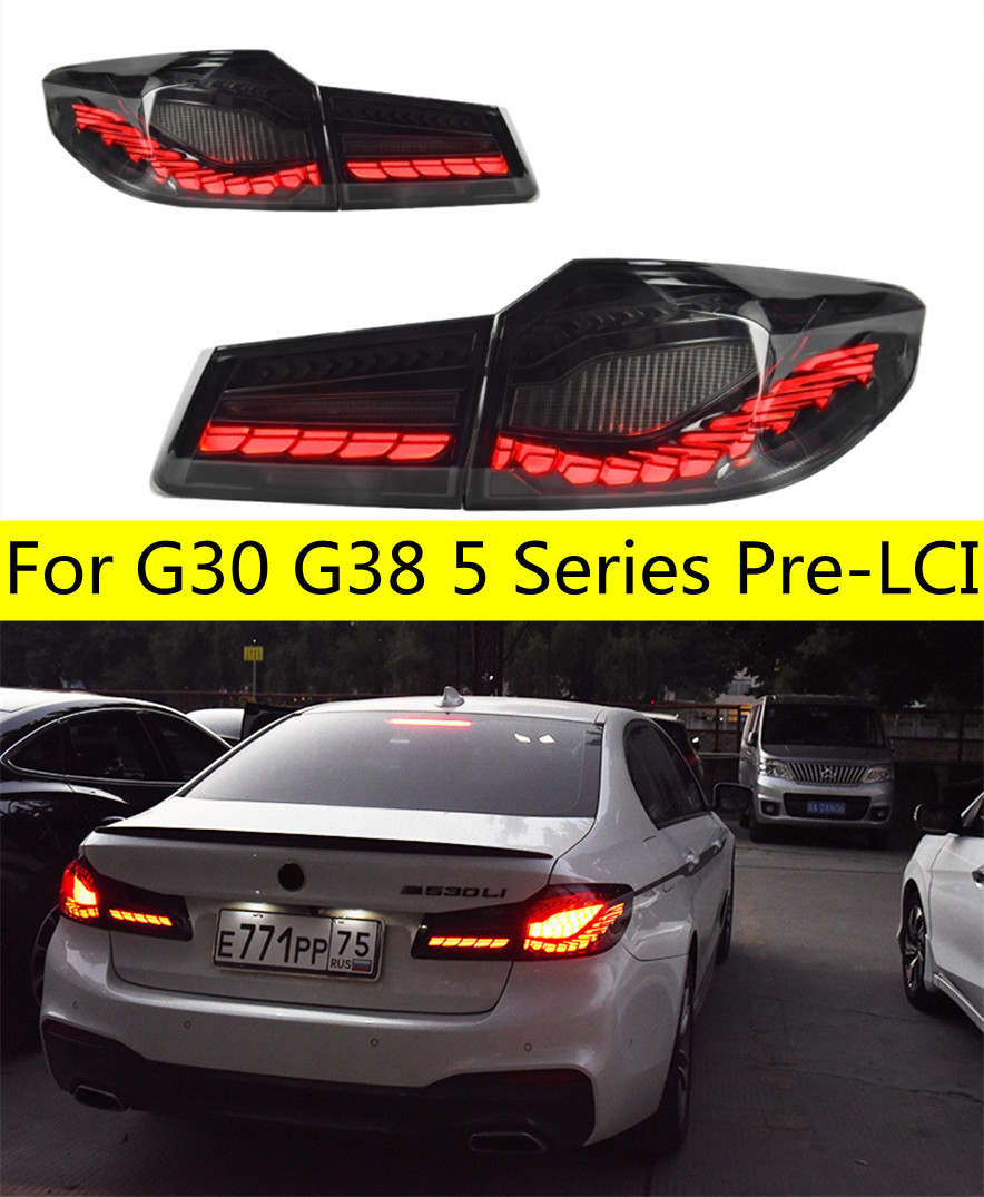 Feux arrière Full LED pour BMW G30 G38 série 5 pré-LCI LED clignotants dynamiques feux de recul feux de recul DRL feu de conduite