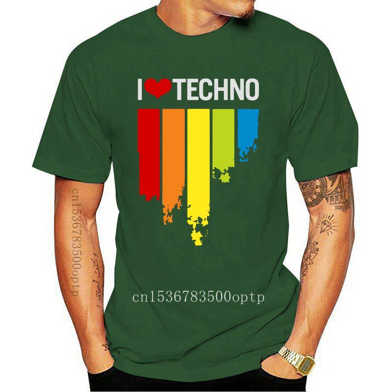 

Men's T-Shirts Techno House Trance Dance Music T-Shirt 2022 Fashion Brand Men's Tops StreetWear Solid Color Short Sleeve T ShirMen's, Red