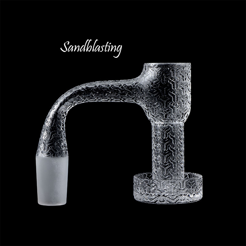 

Sandblasting Full Weld Beveled Edge Smoke Terp Slurper Quartz Banger Nails With Male Female Frosted Joints Suit For Glass Water Bongs