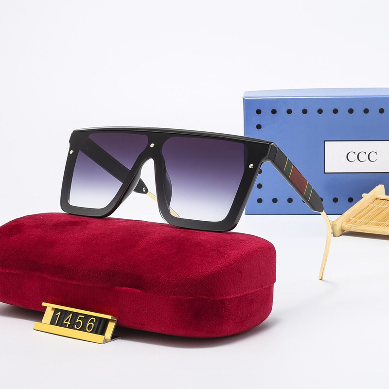 Designer Luxury Sunglasses Men Eyeglasses Outdoor Shades Big Square Frame Fashion Classic Lady Sun glasses Mirrors High Quality