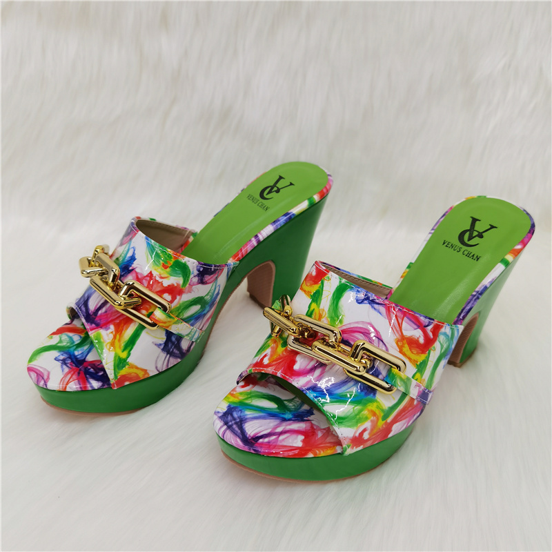 

Red Fashion Women Summer Autumn Skid proof Square Toe Shoes Heels Italian Woman Wedding for Party 220614, Photo color