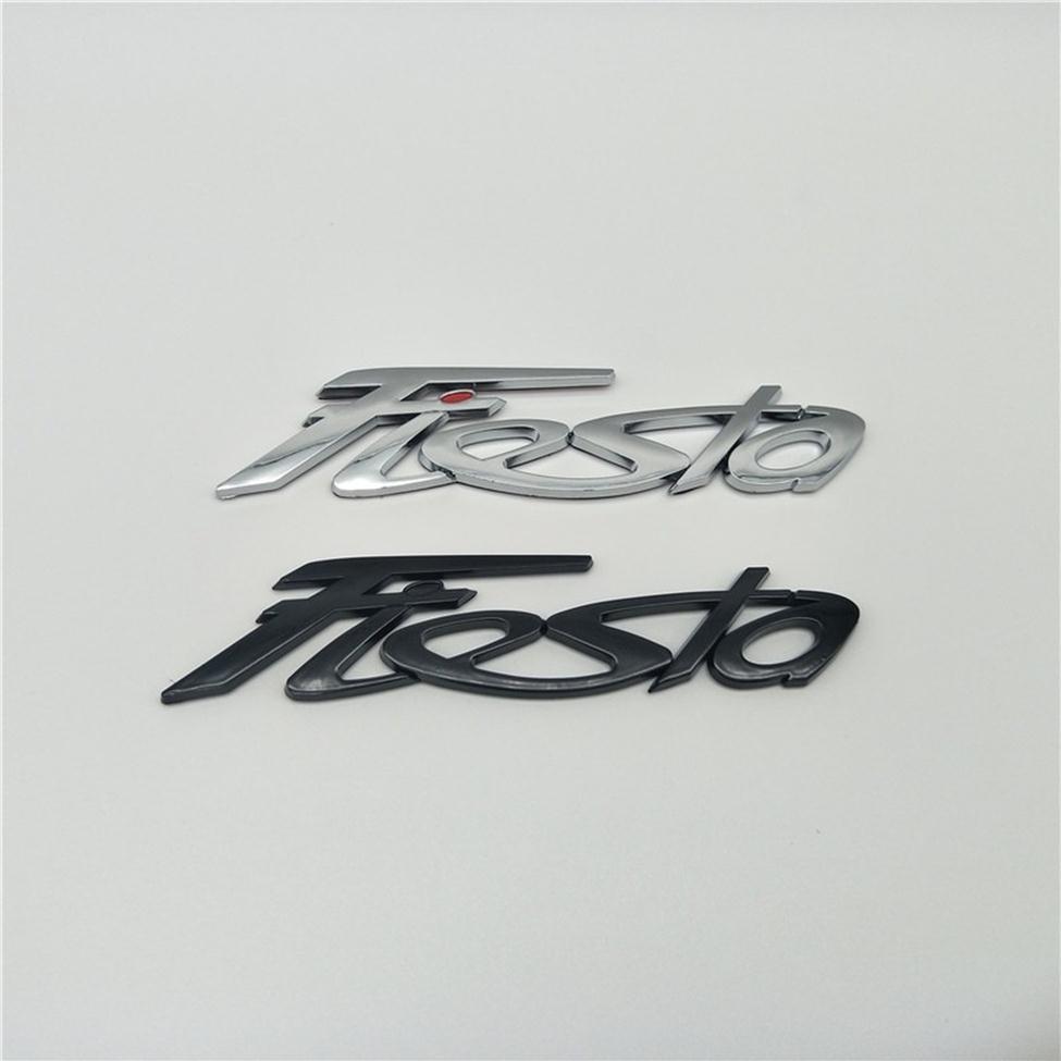 

For Ford Fiesta Rear Gate Hatchback Emblem Logo Badge Sign307K, Black