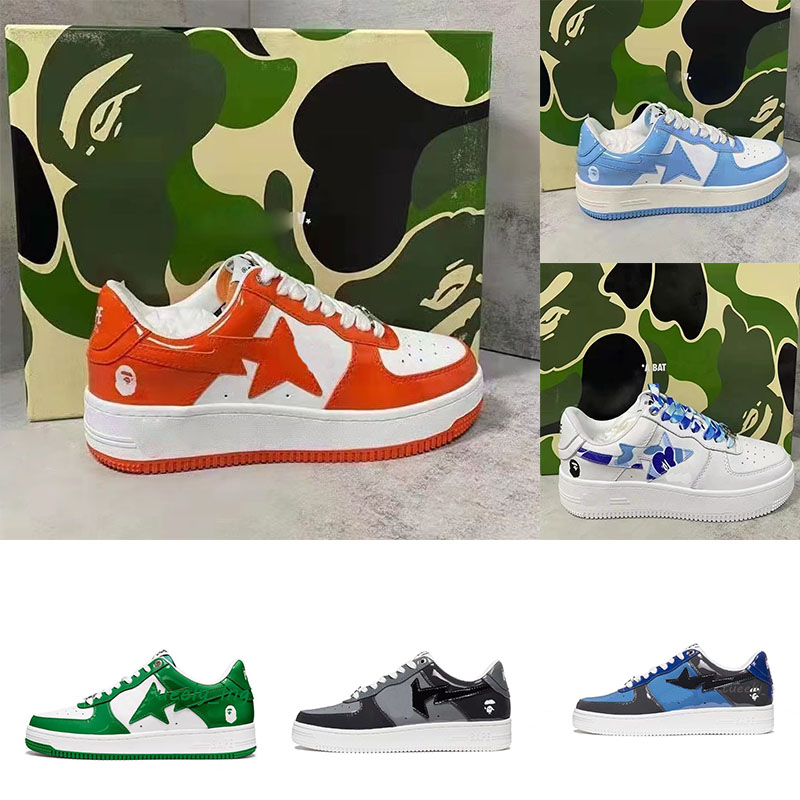 

2022 High quality Designerhelp Casual Shoes BAPESTA Sneakers for Men and women new color Walk Luxury Outdoor Low size 35-45 BAPESTA Sneakers, Shoelace