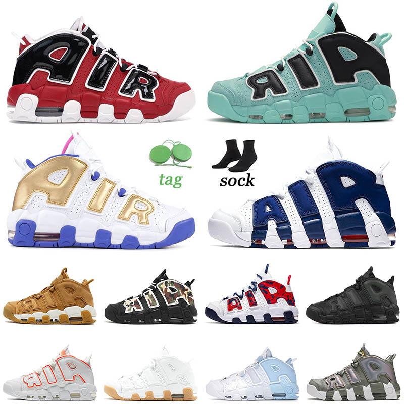 

Scottie Pippen Basketball Shoes Uptempos University Blue UNC Dark Stucco Fuchsia Blast Rosewell Raygun Split Premium Wheat Womens Sneakers Mens Trainers Size 36-45, A17 chrome 36-47