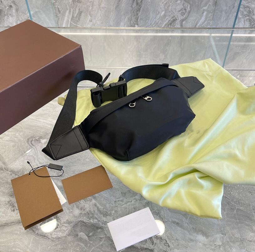 

Designers Nylon Luxury Waist Bags Cross Body Newest Handbag Famous Bumbag Fashion Shoulder Bag Zipper Waterproof Black Bum Fanny Pack, 28cm