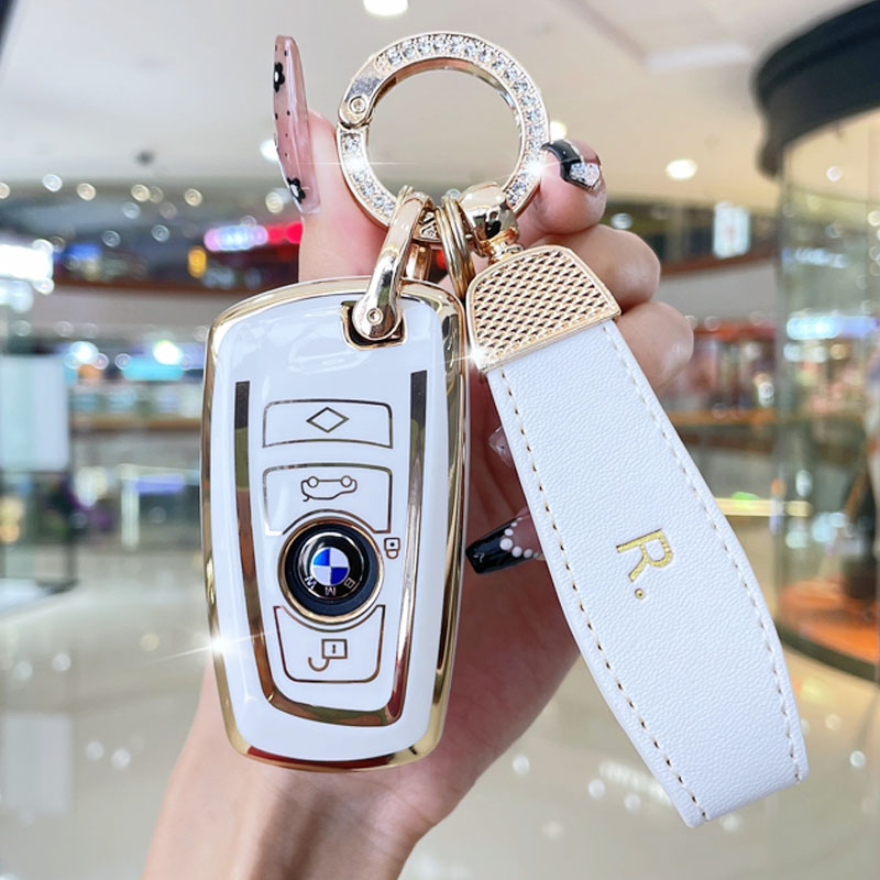 

New Fashion Car Key Cover Case for BMW 1 3 4 5 7 Series 320i 530i 550i X1X3X4X5 F10 F20 F30 F25 M3 high-gra Keychain Accessories