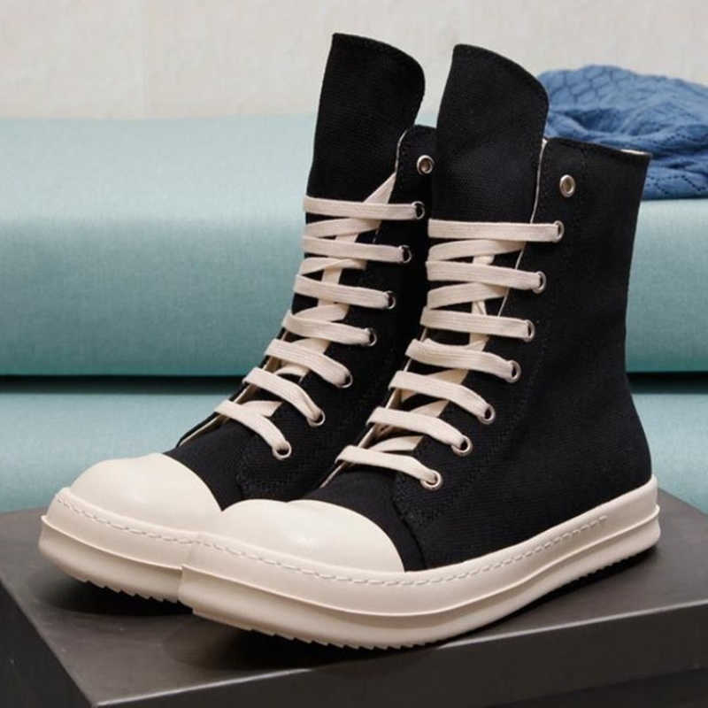 

newDesigner Woman Rick Canvas Shoes Men Women High Top Owen UItility Mens Trainers Sports Sneakers Size 35-47, Colour 16