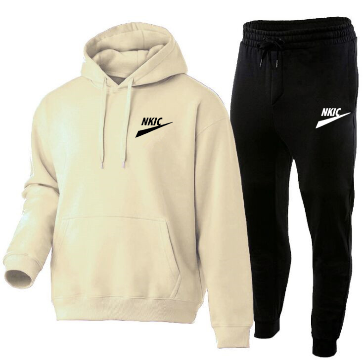 

Men Women Sportswear Tracksuit Set Brand LOGO Hoodies Set Mens Fleece Hip Hop Sweatshirt+pants Casual Two Pieces Track Suit, Blue