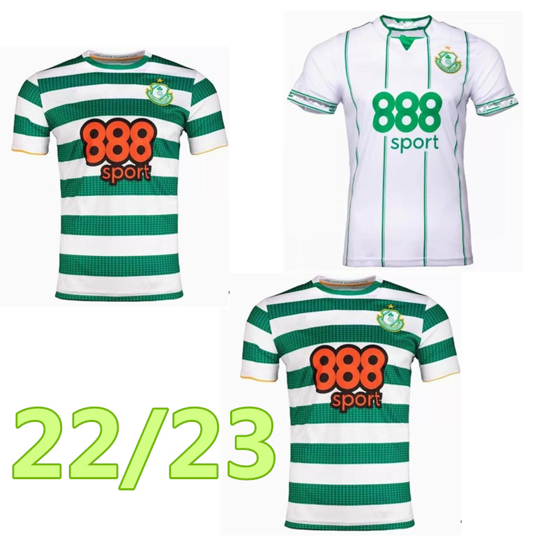 

2022 2023 Ireland shamrock rovers FC Soccer Jerseys 22 23 Short Sleeves Football T-shirt Fans Tops Tees55, Black