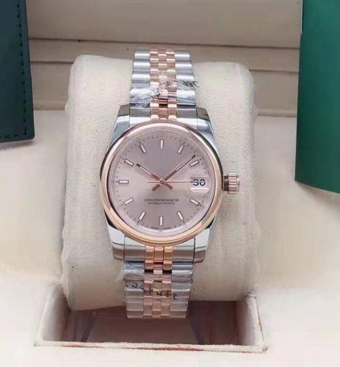 

U1 With Box Womens Watches 31MM Lady mechanical automatic watch light outer ring stainless steel wristwatch fashion Sapphire mirror watch master wristwatches, Water proof 50m