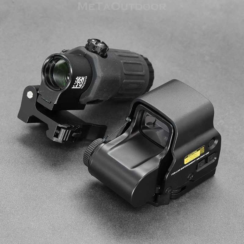 

Tactical Scopes 1x Green Red Dot Sight With 3X Magnifier Rifle Scope Weaver Picatinny Rail Mount For Hunting Airsoft, Customize