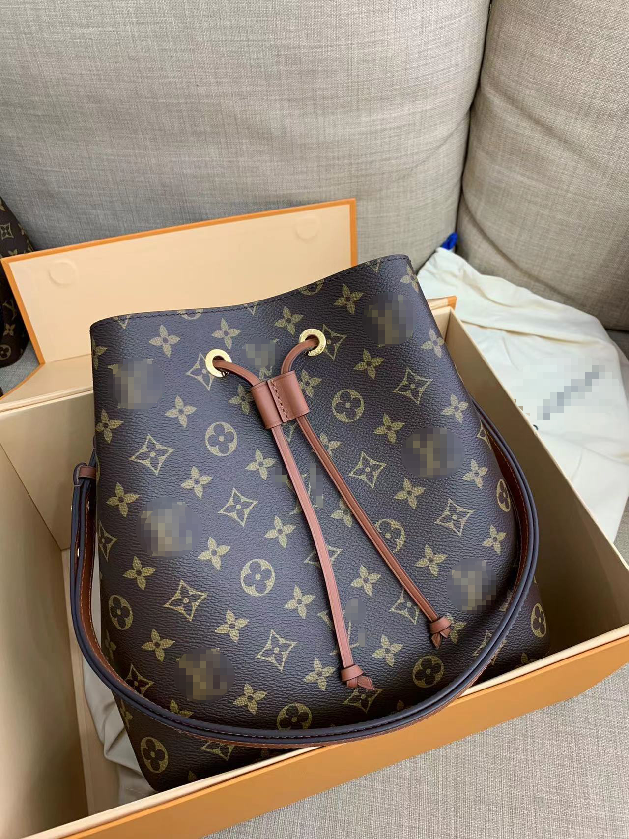 

High quality Women old flower Leather Cross Body Shoulder Bags Portable Leisure Drawstring Bucket GGs LVs YSLs louiseity viutonity VUTTONS