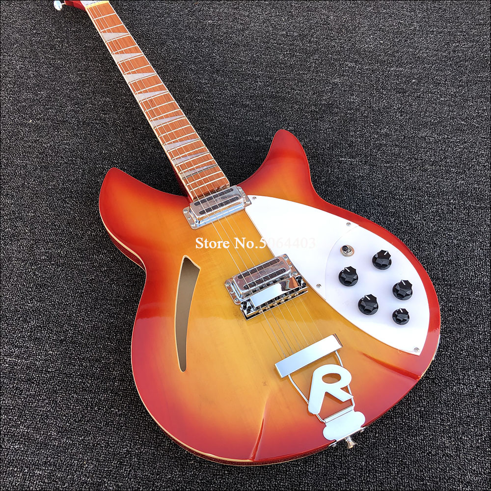 

360 electric guitar 6-string guitar half-empty sunset paint