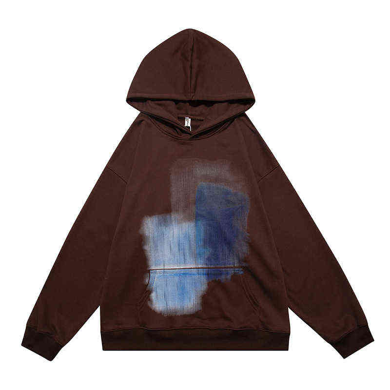 

Hip Hop Tie Dye Printed Casual Sweatshirts Streetwear Harakuju Black Pullover Hoodies For Male Spring Autumn T220726