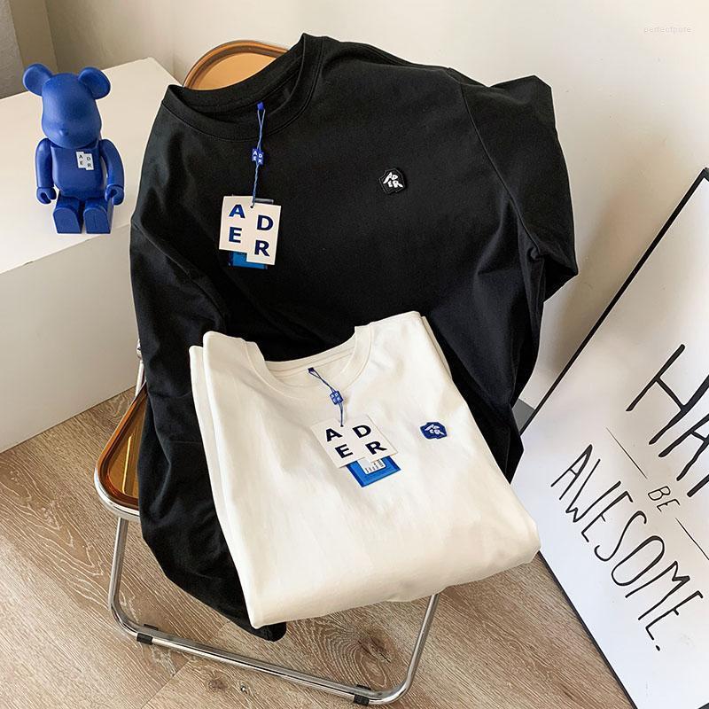 

Men's Sweaters ADER ERROR Black Sweatshirt Men Women Loose Embroidered Cotton Long-sleeved Bottoming Shirt Pullover Perf22