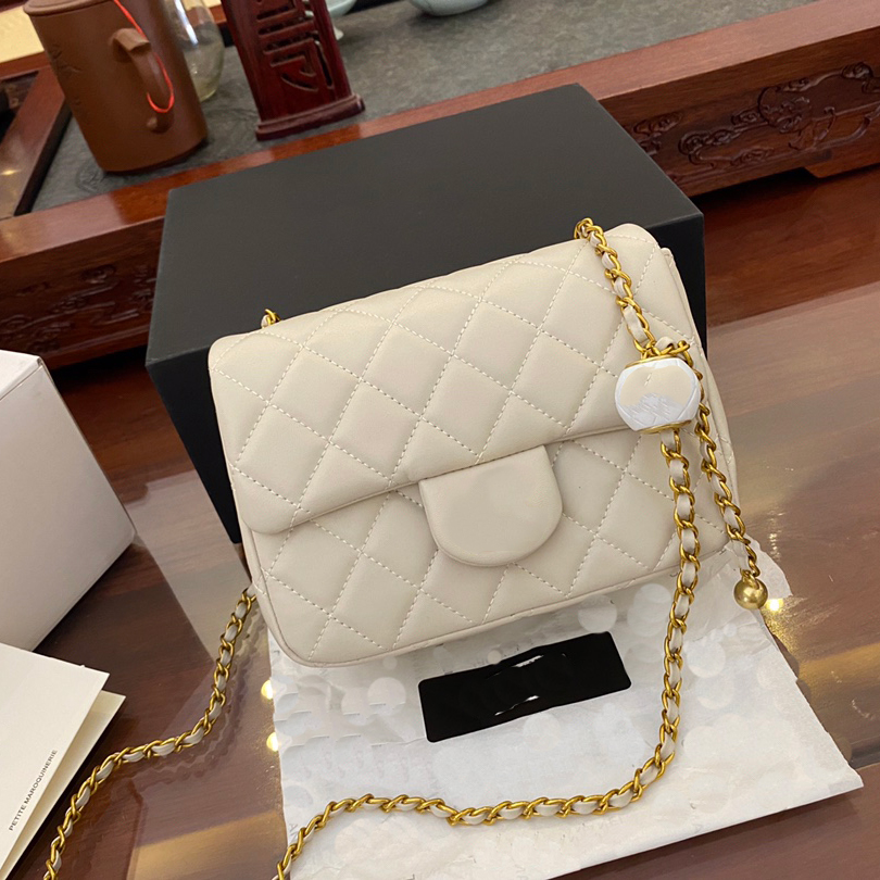 

CC Bag Shoulder Fashion Bags Classic shoulderbags Flap bags Female Chainbag ToteBag Luxury Bag Designer Handbags Young Soft And Comfortable shoulderbag S4J4, Grey