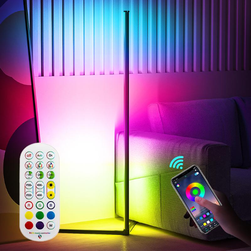 

Floor Lamps LED Lamp RGB Bedroom Decoration Light Night Lights For Living Room Atmosphere Standing Lighting