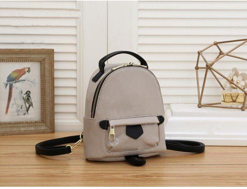 

22GG NEW Mini Backpack Brown Flower Leather Handbag Bags Crossbody Bag Tote Shoulder, 03