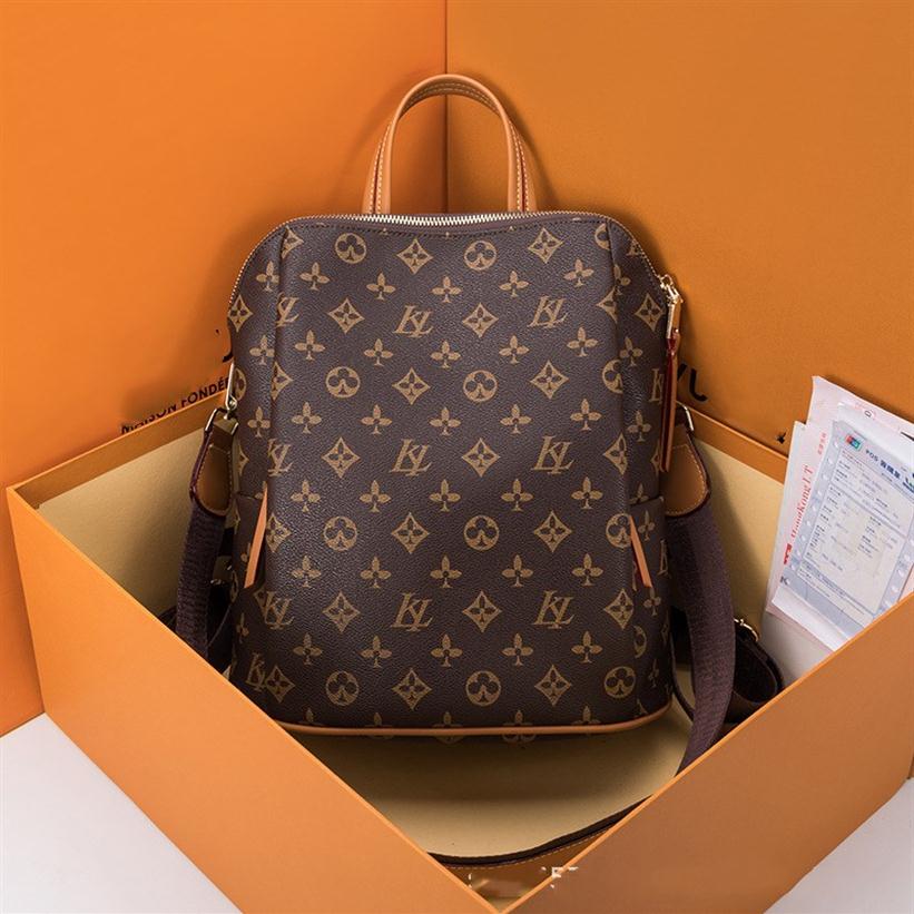 

2021 Shoulder Leather Handbags Western Style 2021 New All-match Mini Backpack High Quality Fashion Brand School Bags Sac A Main309e, Yellow