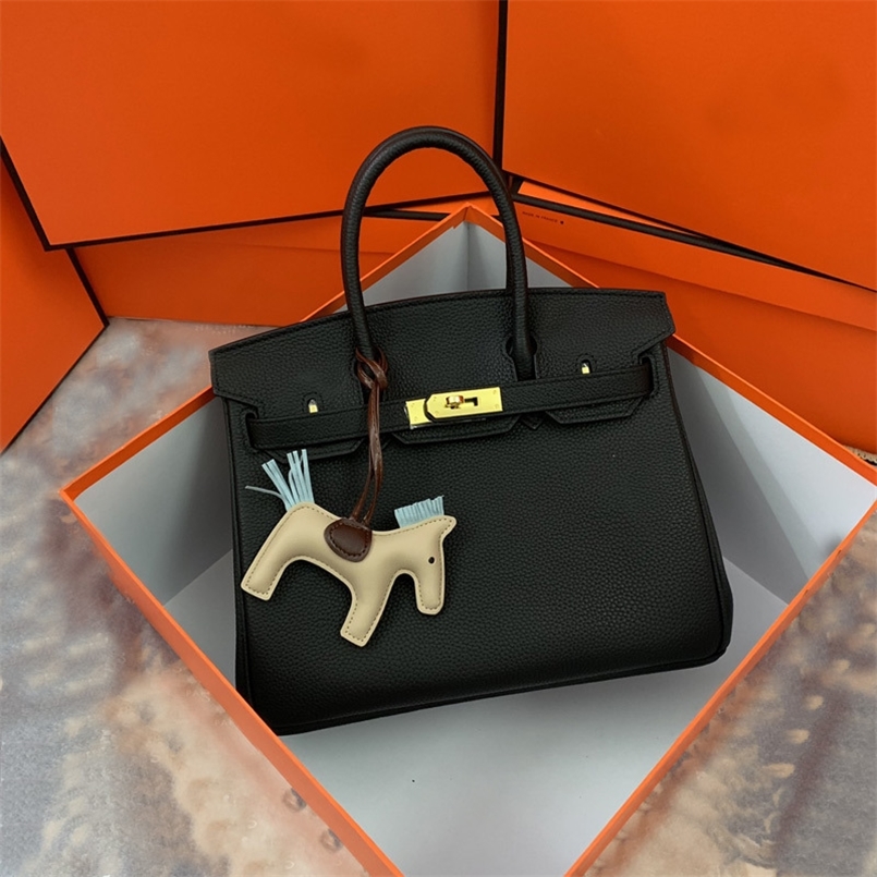 

Designer Birkins Bags Herme Luxury Deigner Handbag 25 Top Quality 30 35cm Women Tote Bag Herme Handbag houlder Bag Togo Grain Genuine Leather Pure tamped Lock