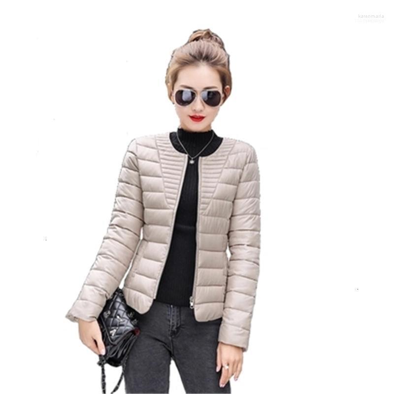 

Women's Down & Parkas Winter Large Size Womens Jacket Light Coats Thicken Outerwear Short Coat Big Female Warm Cotton D8501 Kare22, Black