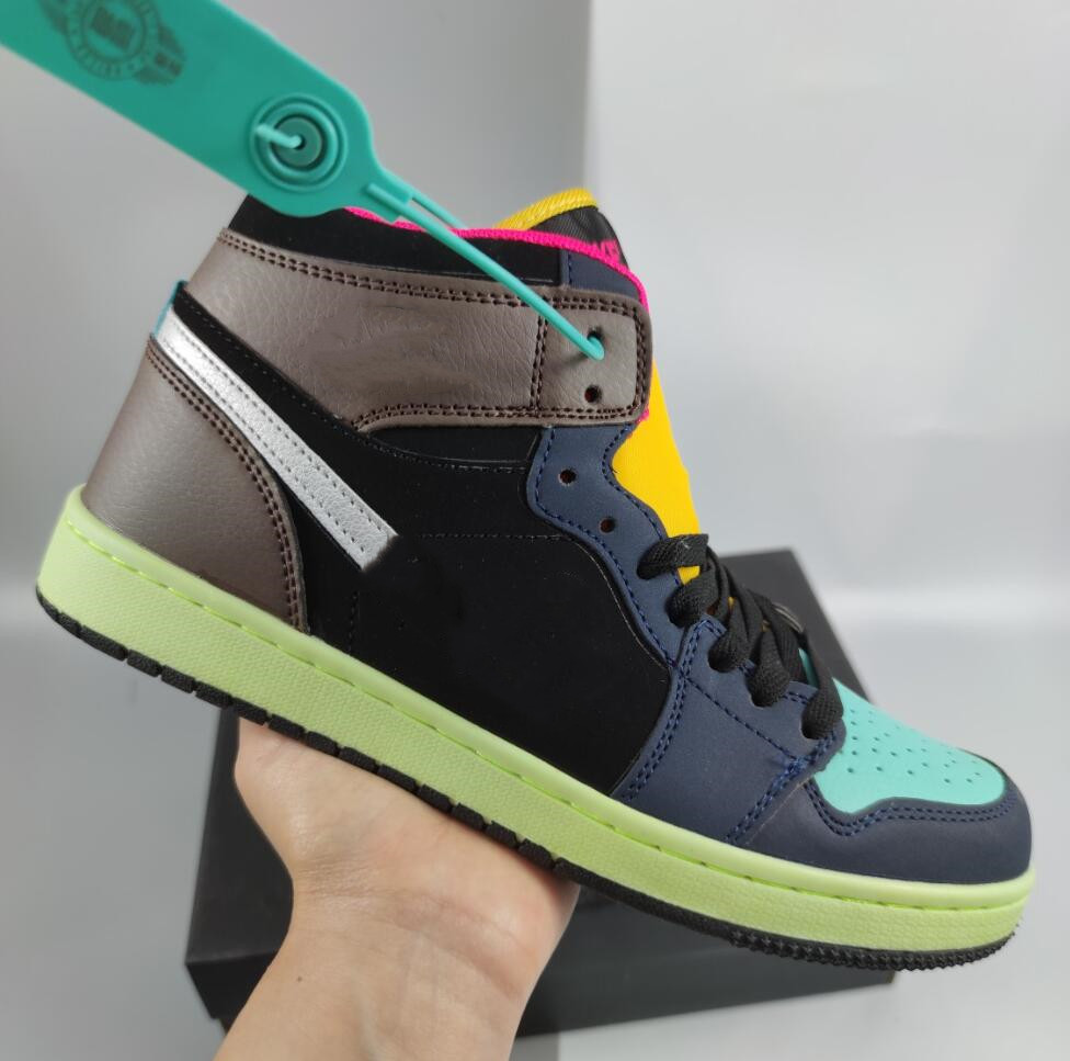 

575441-201 biohack GS Og Basketball Shoes Jumpman 1S High Low Brown Dark Mocha Unc Men Women Trainers Sneakers Dress Shoe, Customize