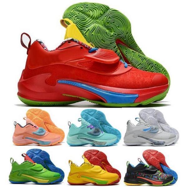 

Zoom Freak 3 Men Luxurys Basketball Shoes Crimson Bliss Nrg Uno Red Copa Vibrant Aqua Wolf Grey Bred 2022 Trainers Sneakers High Quality, Green