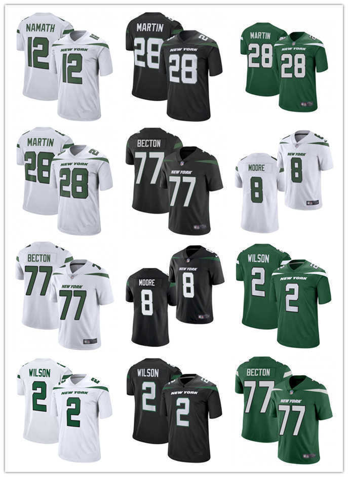 

Football Jerseys Custom New York''Jets''Men women youth 2 Zach Wilson 77 Mekhi Becton 12 Joe Namath 8 Elijah Moore 28 Curtis Martin, Color