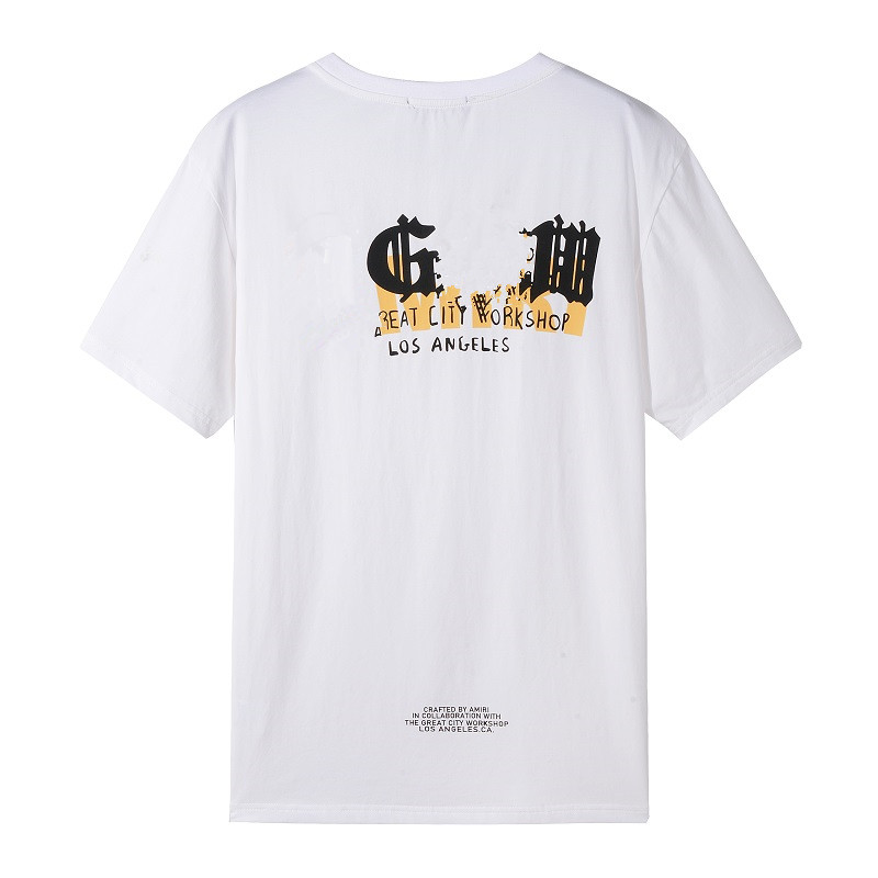 

Mens Womens Designer T shirts Printed Fashion man T-shirt Cotton Casual Tees Short Sleeve Luxury Hip Hop Streetwear TShirts Amirs, #012