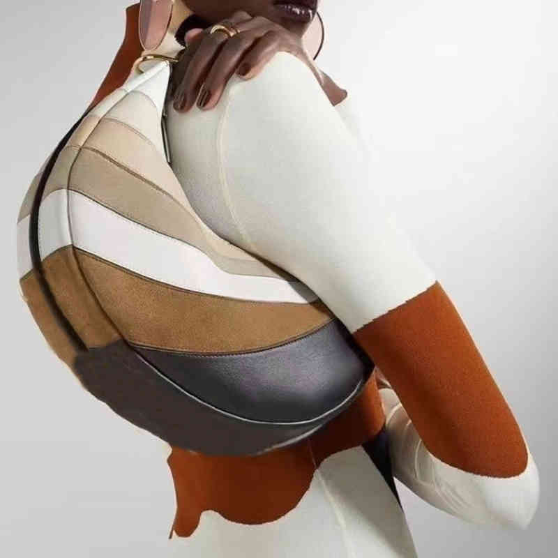 

Top Quality Fashion Crescent Bag Women Soft Leather Mini Messenger Portable Underarm Bags Luxury Zipper Designer Shoulder Handbag