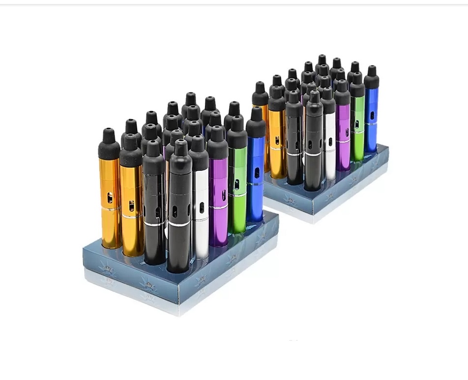 

electronic cigars cheap e cigs click N vape sneak vape portable Vaporizer with built-in Wind Proof Torch Lighter