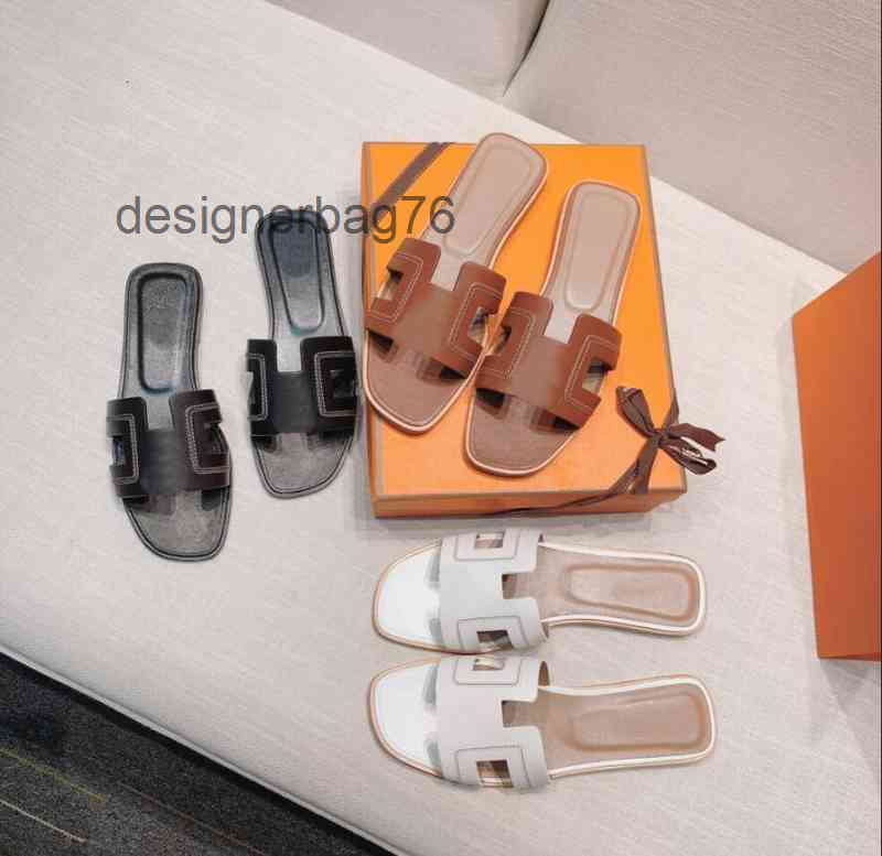 

Designer Sandals ladies Leather Herms Slippers Summer Slipper 2022 h Ladies Women Genuine 100% Flat Shoe Oran Sandal Party, Colour-19