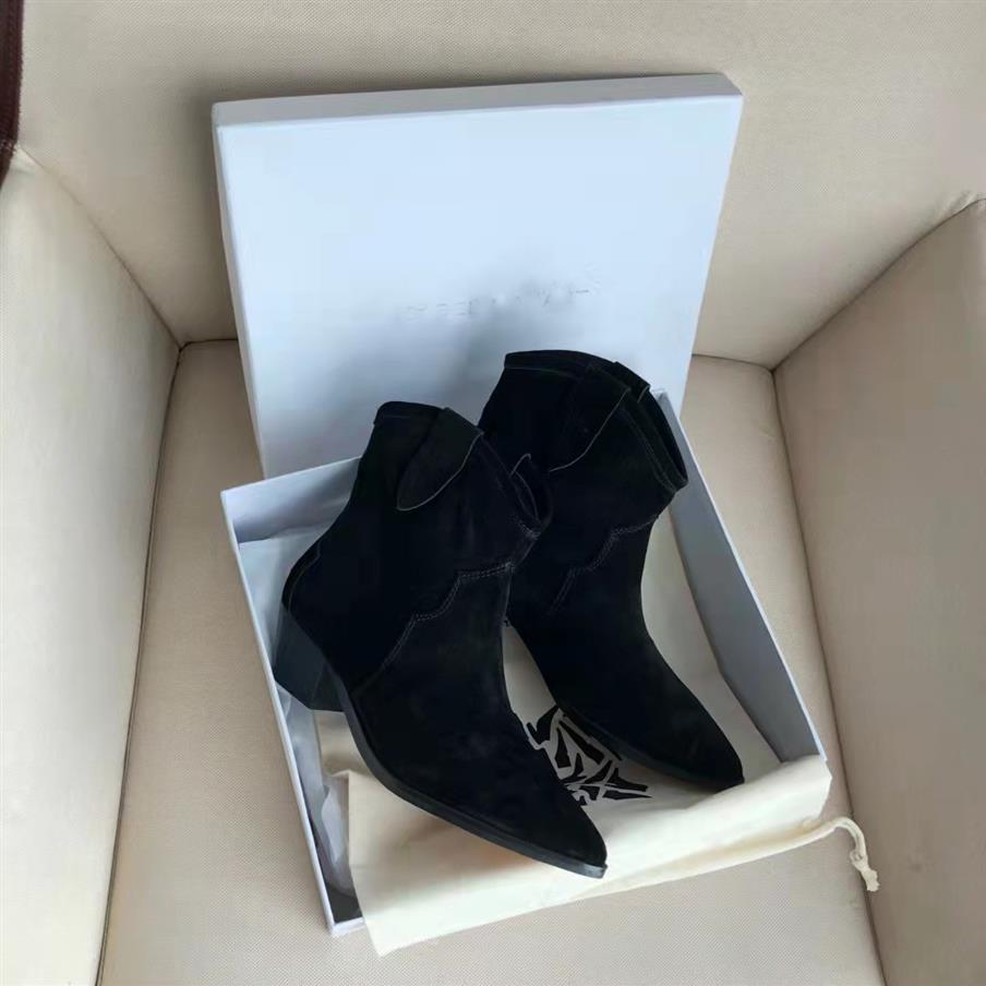 

Fashion Season Shoes Isabel Pairs Marant Dewina Suede Ankle Boots Black Suede3209