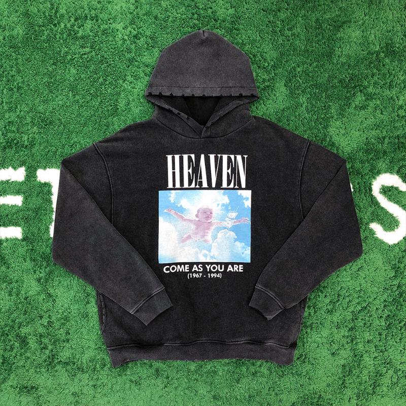 

Men' Hoodies & Sweatshirts False Perception High Street Oversized Vintage Destroy Hooded For Men Women' Clothing 2022, Black