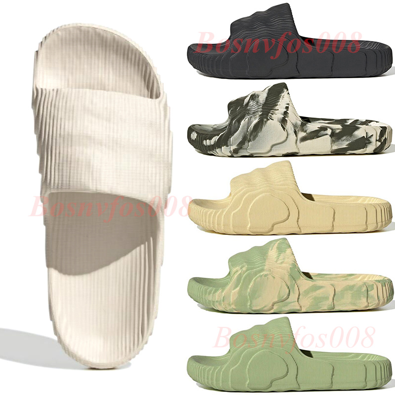 

2022 Luxury slippers adilette 22 slide beach designer sandals platform men women shoes with box black bone white Magic Lime St Desert Sand flip flops sandal Sneaker, Please leave a message