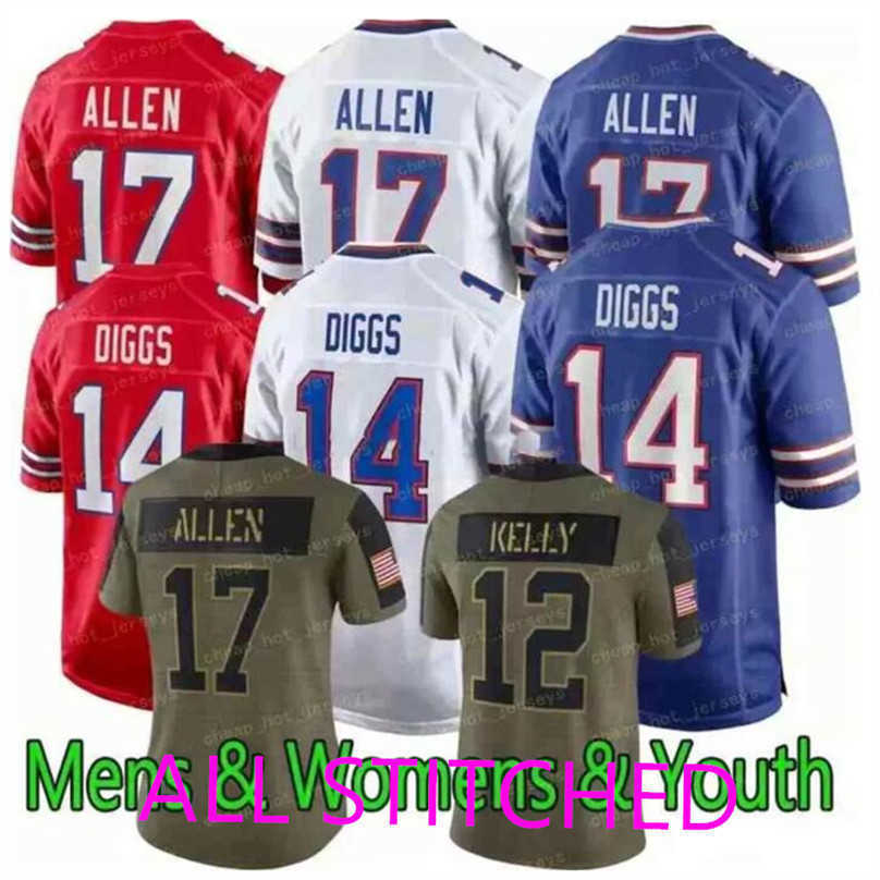 

40 Von Miller Josh Allen Jersey Stefon Diggs Buffalo''Bills''Dawson Knox Custom Football Jerseys Tre'Davious White Tremaine Edmunds new, As photo