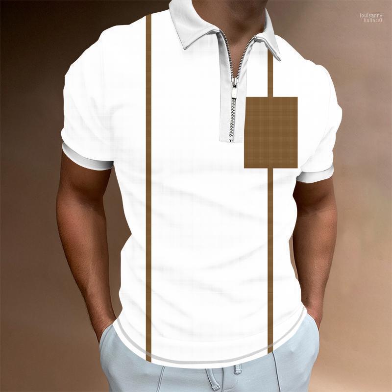 

Men' Polos Style Men Luxury Knited Summer Short Sleeve Striped Color Contrast Dropship Handsome Fit Golf Male ShirtMen' Men'sMen' Loui22, Pl600
