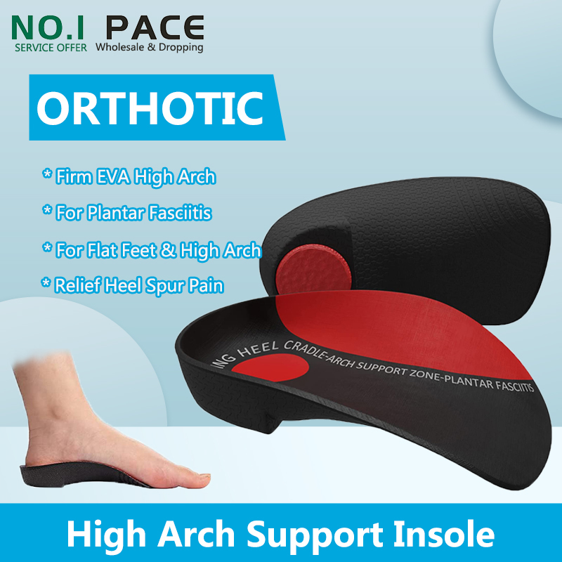 

NOIPACE 3/4 Orthopedic Insoles High Arch Supports Shoe Sole for Plantar Fasciitis,Flat Feet,Over-Pronation,Relief Heel Spur Pain 220427