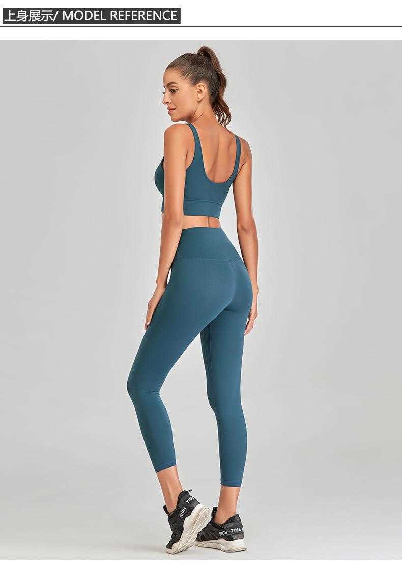 

leggings outfit Women Tracksuits Designer Yoga Tank Top Beautiful back underwear shockproof and pants Workouts Fitness sportswear, Pink