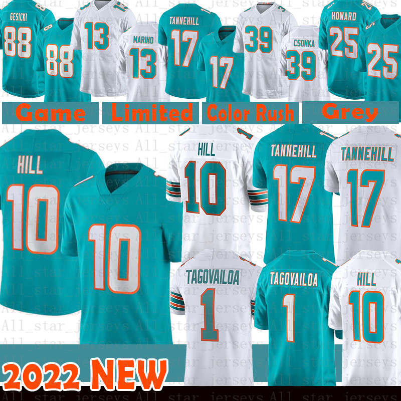 

Tua Tagovailoa Football Jersey Mens Jaylen Waddle Tyreek Hill Teddy Bridgewater Dan Marino Xavien Howard Mike Gesicki Jevon Holland Jaelan Phillips Emmanuel Ogbah, Mens jersey(ht)