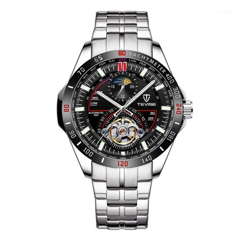

Wristwatches Automatic Mechanical Watch Men's Sports Multifunctional Large Dial WatchWristwatches, 855a