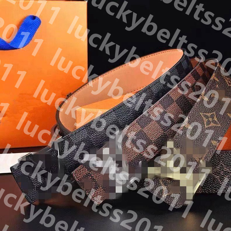 

Belts Fashion gold buckle leather designer men and women high quality mens belt gift box, Box+belts