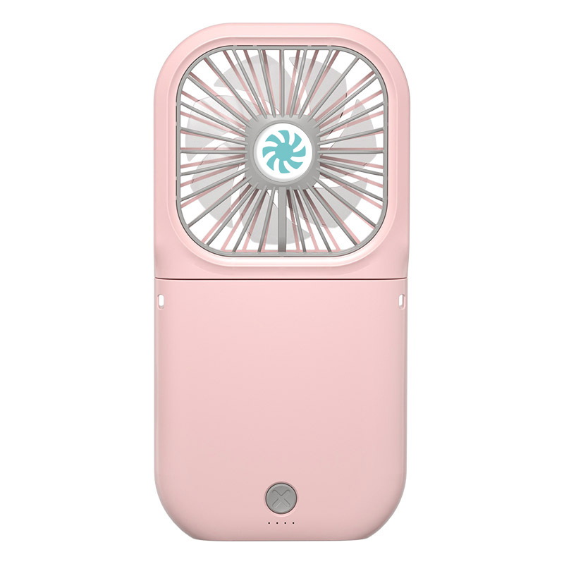 

Hanging Neck Fan With 3000mAh Power Bank Mini Portable Folding USB Handheld Air Condition Desk Fan Multi Function