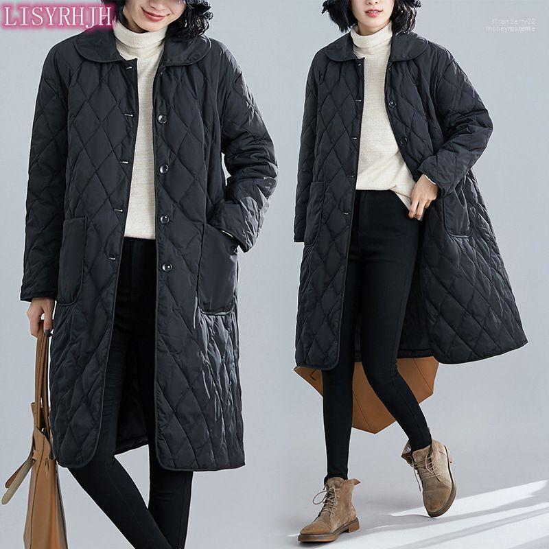 

Women's Down & Parkas 2022 Autumn Winter Coat Mid-length Thick Padded Casual Dress Lightweight Jacket Coats Parka1 Stra22, Black